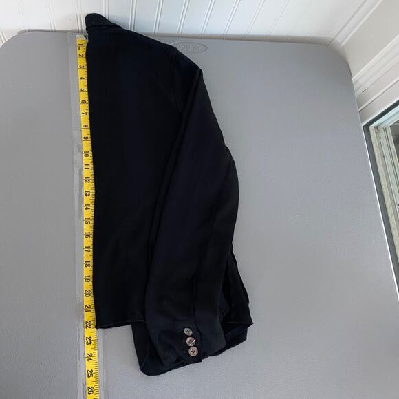 J Jill Womens Blazer Size M Notch Lapel Knit Stretch Business Career Capsule - Picture 9 of 10